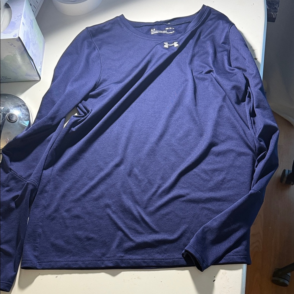 Under Armour Men's Deep Blue Long Sleeve Tee